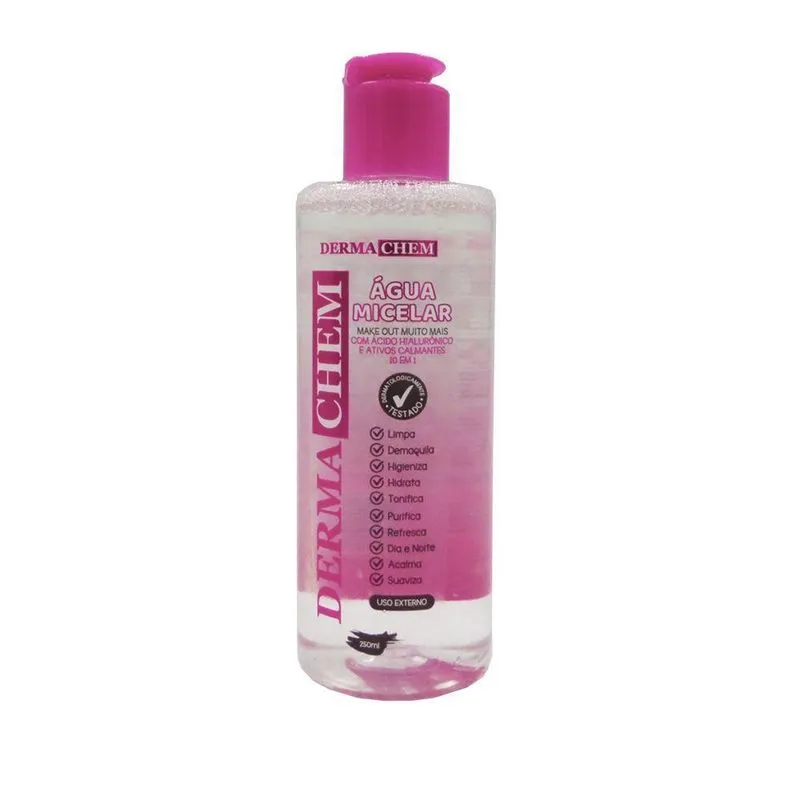 Água Micelar Ácido Hialurônico Dermachem 250ml (Ver DMS4235)